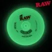 Raw Glow in the Dark Frisbee Rolling Tray Raw Glow in the Dark Frisbee Rolling Tray