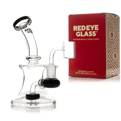 Red Eye Glass 5" Concentrate Rig - Black