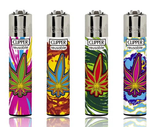 Clipper Lighter  Leaf Explosion