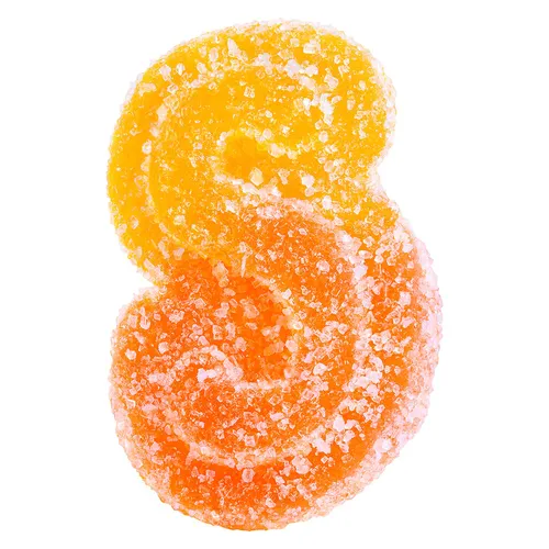 Fully Blasted Peach Orange 1:1 THC CBD Gummies