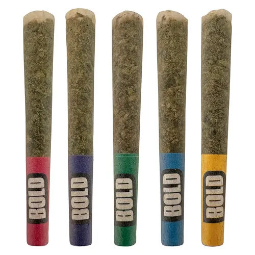 BOLD - Diamond Infused Variety Pack Pre-Roll - Hybrid - 5x0.4g BOLD - Diamond Infused Variety Pack Pre-Roll - Hybrid - 5x0.4g