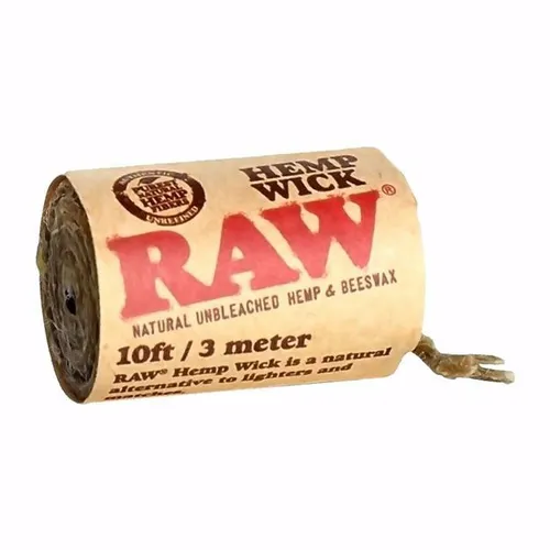 Raw - Hemp Wick - 10 ft
