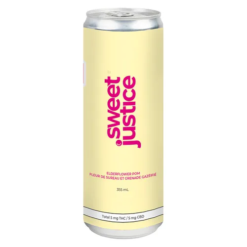 Sweet Justice - Elderflower Pom - 355ml Sweet Justice - Elderflower Pom - 355ml