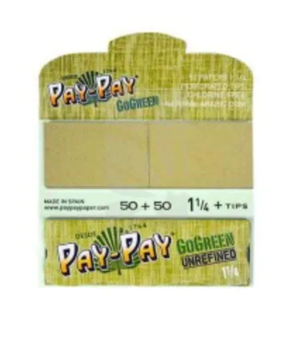 zz - Pay Pay - Go Green 1 1/4 + Tips - 76mm