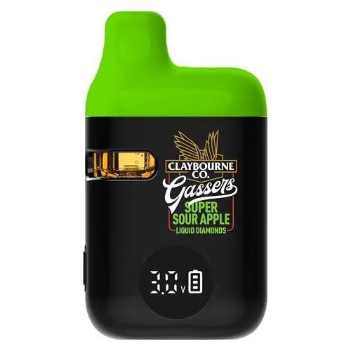 Claybourne Gassers Super Sour Apple Liquid Diamonds AIO 0.95g