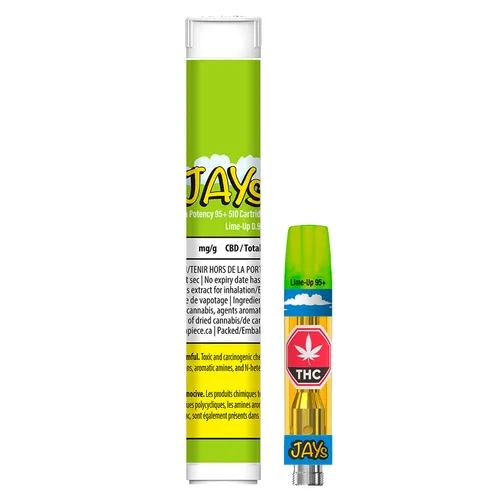 High Potency 95+ 510 Cartridge Lime-Up