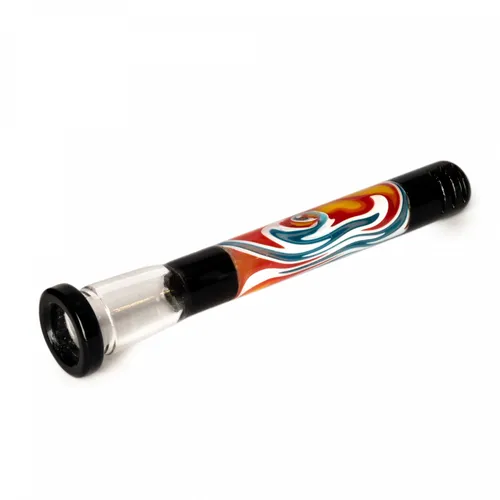 Red Eye Glass 130mm Black Wig-Wag Diffuser Downstem