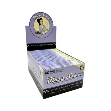 Blazy Susan Purple - 1+1/4 Rolling Papers