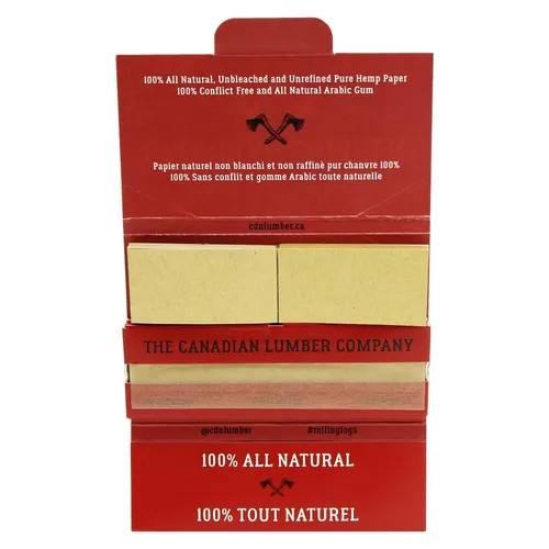 Woods Unbleached Pure Wood Rolling Papers with Tips