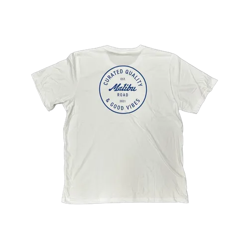 Malibu Road - Good Vibes Tee White