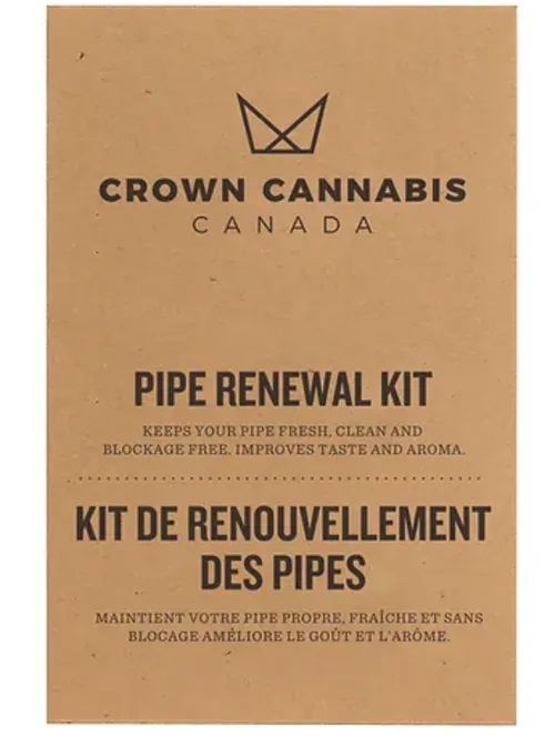 Crown Cannabis Canada - Pipe Renewal Kit - White