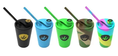 Piecemaker Dab Rigs- Kommuter Silicone Cup On-the-Go Water Pipe Any Colour