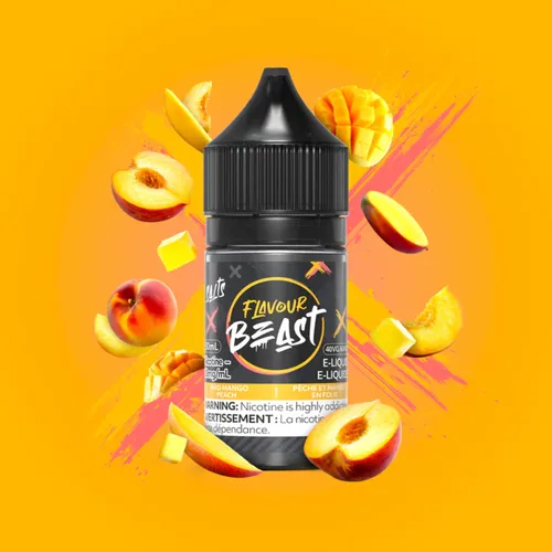 FLAVOUR BEAST E-Liquid - Mad Mango Peach 10mg/30mL