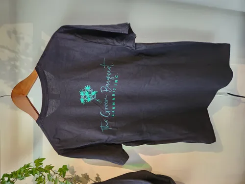 Green Bouquet T-shirt (Black) Men's and Women's