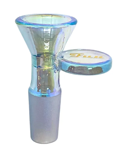 Glass Flat Handle Male Bowls - Glass Flat Handle Male Bowl | All Silver