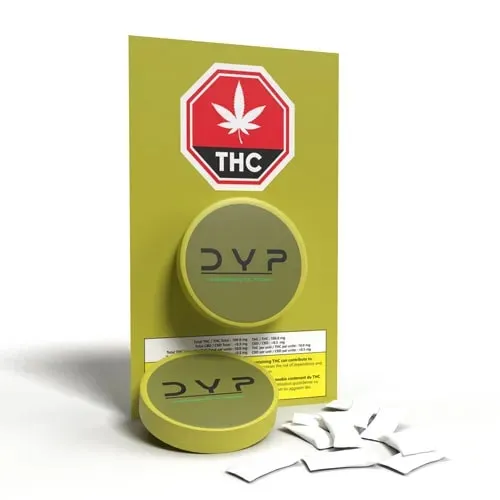 DYP Wintergreen THC Pouches 10x0.52g