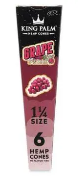 King Palms Packs- Cones Grape 1.25"- 6 pack