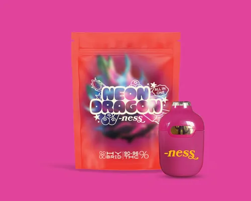 NESS- Neon Dragon LIQUID DIAMOND Disposable Vape 1g NESS- Neon Dragon LIQUID DIAMOND Disposable Vape 1g