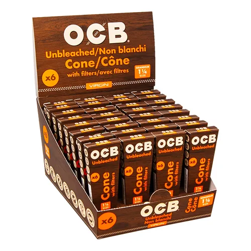 OCB Unbleached Cones-1 1/4