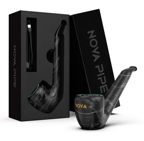 Nova Pipe 510 Thread Battery (Black Marble/Redwood)