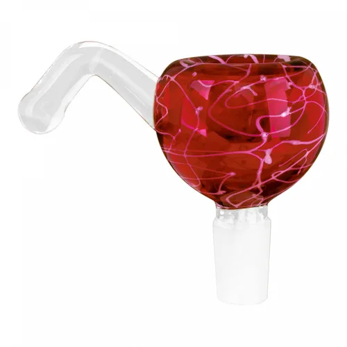 Red Eye Glass 14mm Van Halen Bowl Piece - Amber & Orange