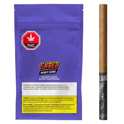 Gigantic Grape Heavy Slims Infused Pre-roll