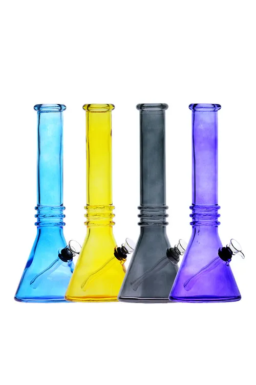 Glass Bong Triple Ring Beaker