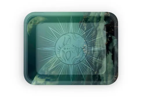 Metal Rolling Tray - "Moon" (SM)