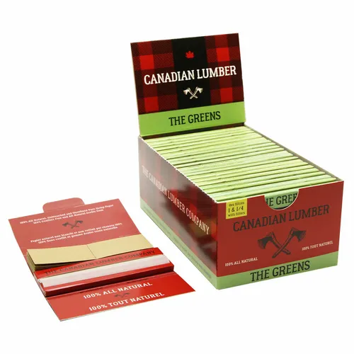 The Greens 1.25" Rolling Papers & Filter Tips