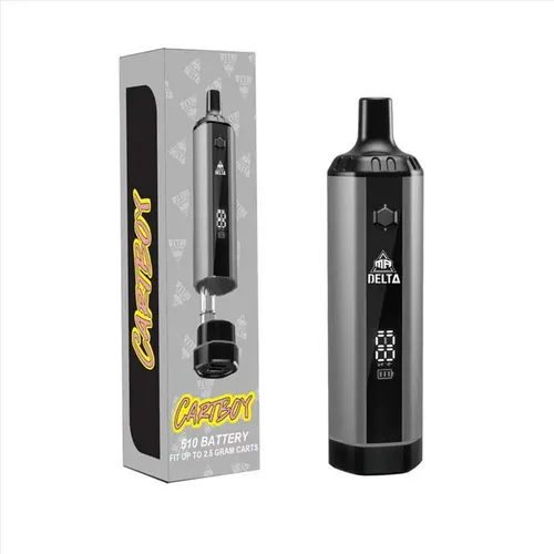 Mr. Delta 510 Vape Battery - Cartboy | Gunmetal