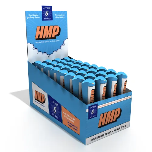 HMP - 1 1/4 Unbleached Cones