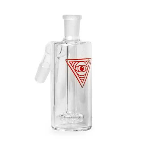 Red Eye Glass 14mm 45 Degree Ash Catcher w/UFO Perc