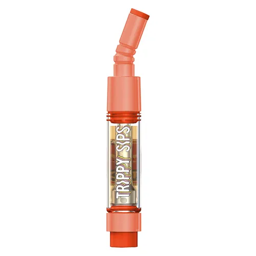 Trippy Sips - Peach Passion Liquid Diamonds 97+ Vape 510 Cartridge - 0.95g