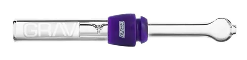 4" GRAV Glass Blunt - 4" GRAV Glass Blunt - Purple