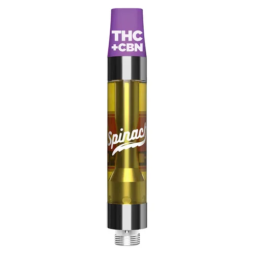 Spinach - Peach Passionfruit Kush 10:1 THC:CBN 510 Thread Cartridge Indica -1.2g Spinach - Peach Passionfruit Kush 10:1 THC:CBN 510 Thread Cartridge Indica -1.2g