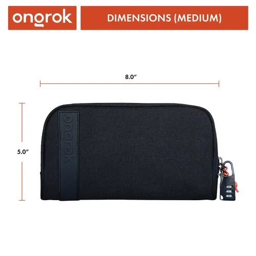 Ongrok Smell Proof Wallet  Small- Black