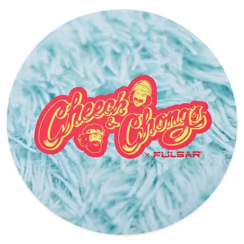 8" Cheech & Chong x Pulsar Fabric Dab Mat - Shag