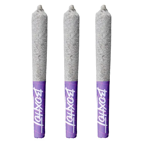 BOXHOT - Diamond Doobies Deluxe - Grape Smuggler Infused Pre-Roll - 3x0.5g