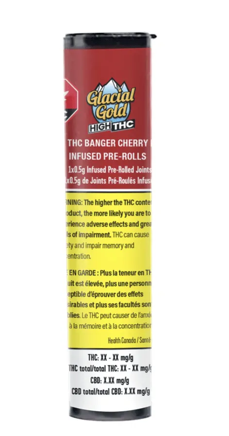 Cherry Bomb 1 x 0.5g Diamond + Distillate Infused Pre-Roll