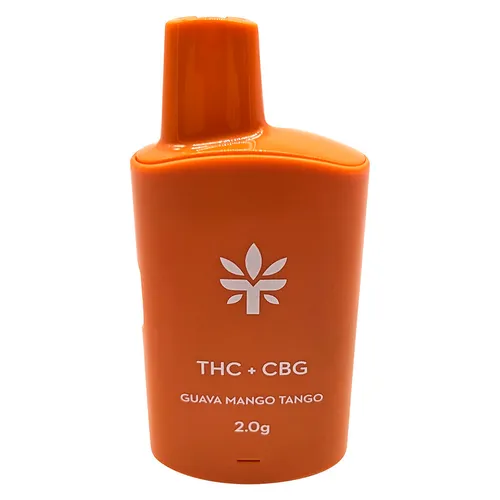 TYTAN Mega Effects - 3:2 THC:CBG Groove Guava-Mango Tango Vape (AIO/Disposable) - Hybrid - 2g TYTAN Mega Effects - 3:2 THC:CBG Groove Guava-Mango Tango Vape (AIO/Disposable) - Hybrid - 2g