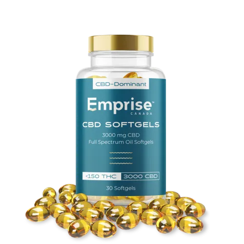 EMPRISE CBD Full Spectrum Soft Gels 30x100mg 3000mg