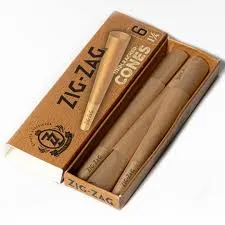 Zig Zag Unbleached Cones