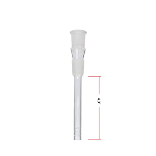 Plain Glass 4 Down Stem with 14mm Joint