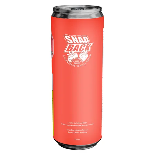 Snap Back - Rosin-Infused Strawberry Vanilla Cream - Hybrid - 355ml Snap Back - Rosin-Infused Strawberry Vanilla Cream - Hybrid - 355ml