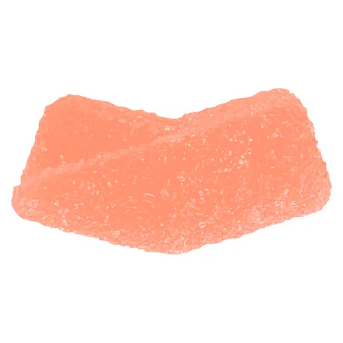 Peach 10 mg THC + 10 mg CBD Gummy (30 Pack)