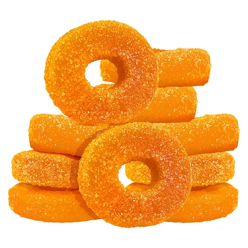 Olli O's - 100 THC Multipack Sour Peach Gummies - 100 THC Multipack Sour Peach Gummies 10x1 Pack Soft Chews Olli O's - 100 THC Multipack Sour Peach Gummies - 100 THC Multipack Sour Peach Gummies 10x1 Pack Soft Chews