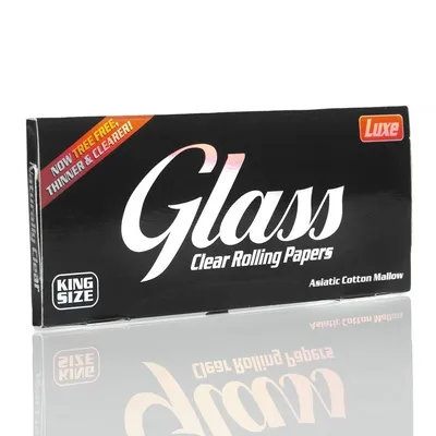 Luxe - Glass Clear Rolling Papers King Size