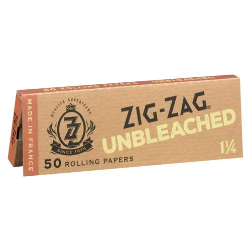 Zig Zag-Unbleached 1 1/4 Rolling Papers-Brown