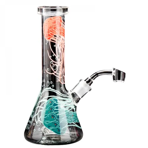 Red Eye Glass 8.5" Jellyfish Concentrate Beaker