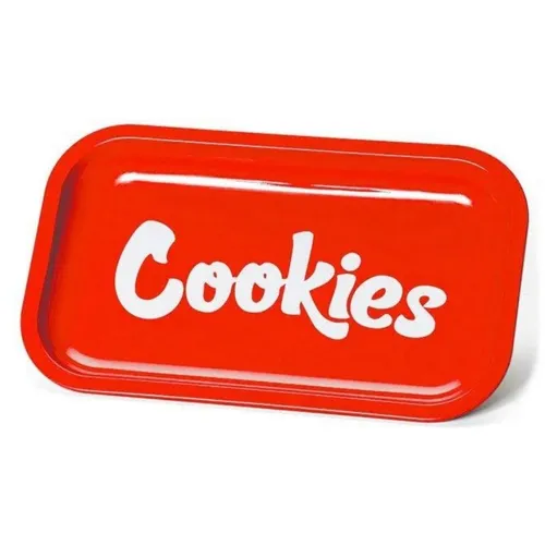 Cookies - Medium Rolling Tray - Red